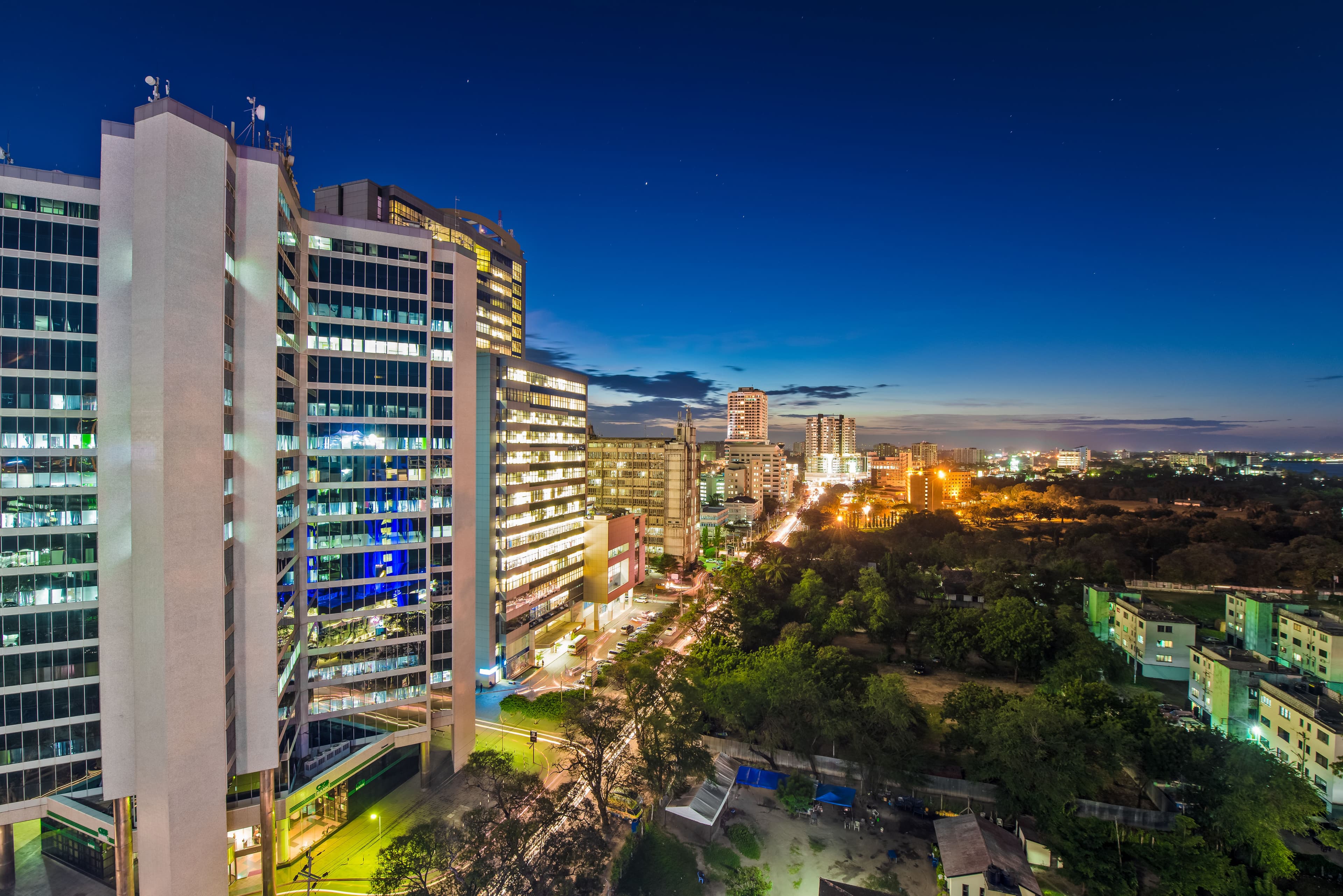 Nairobi Skyline Background